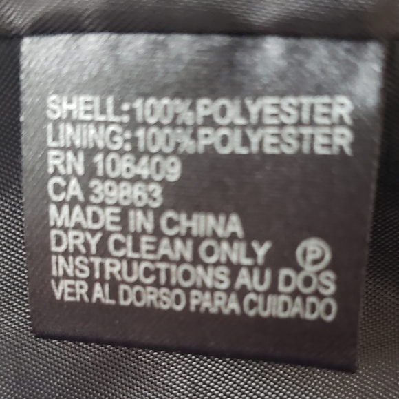 Tahari Lovely Black Jacket with Silver Zippers - Picture 6 of 6